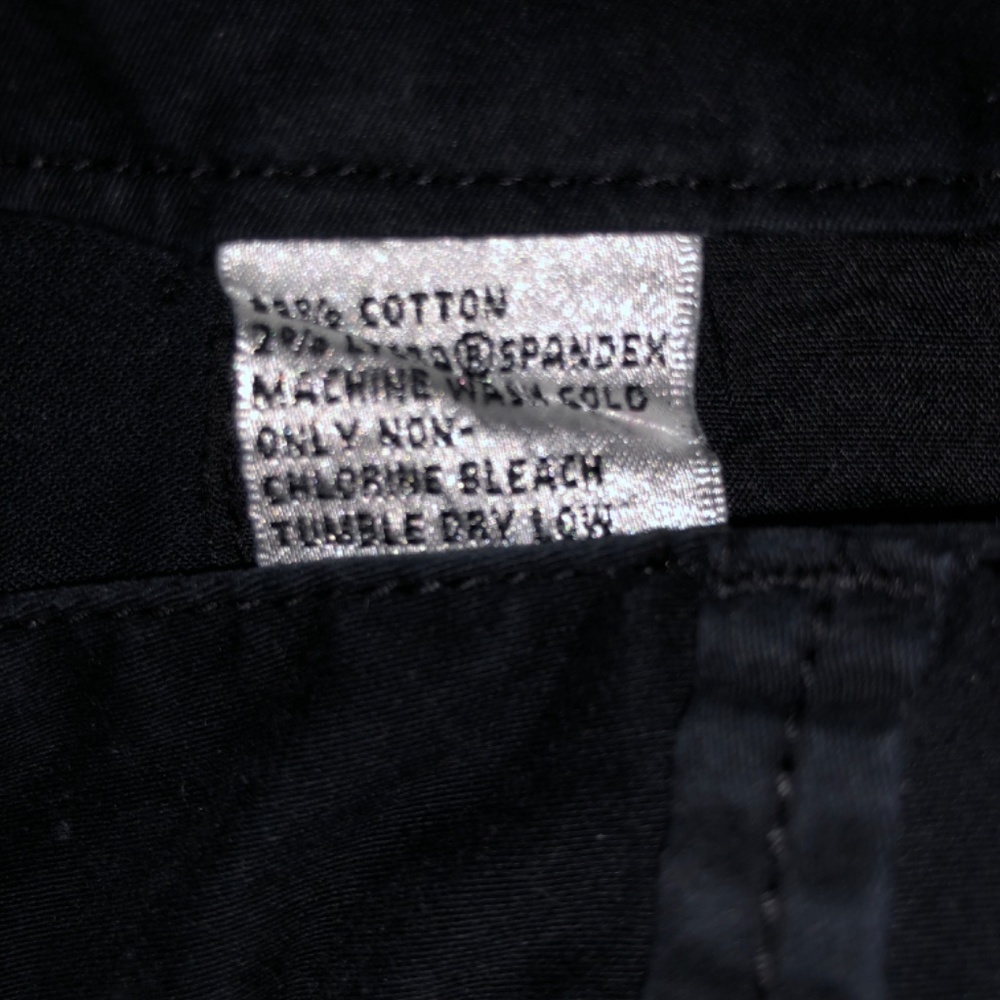 Talbots 98% cotton black chinos - Picture 4 of 4